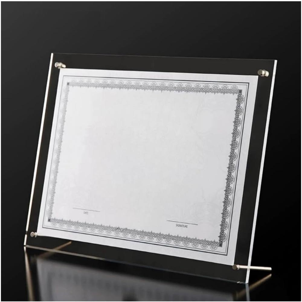 12×16″ Acrylic Floating Frameless Picture Frame 12×16″ Acrylic Floating Frameless Picture Frame