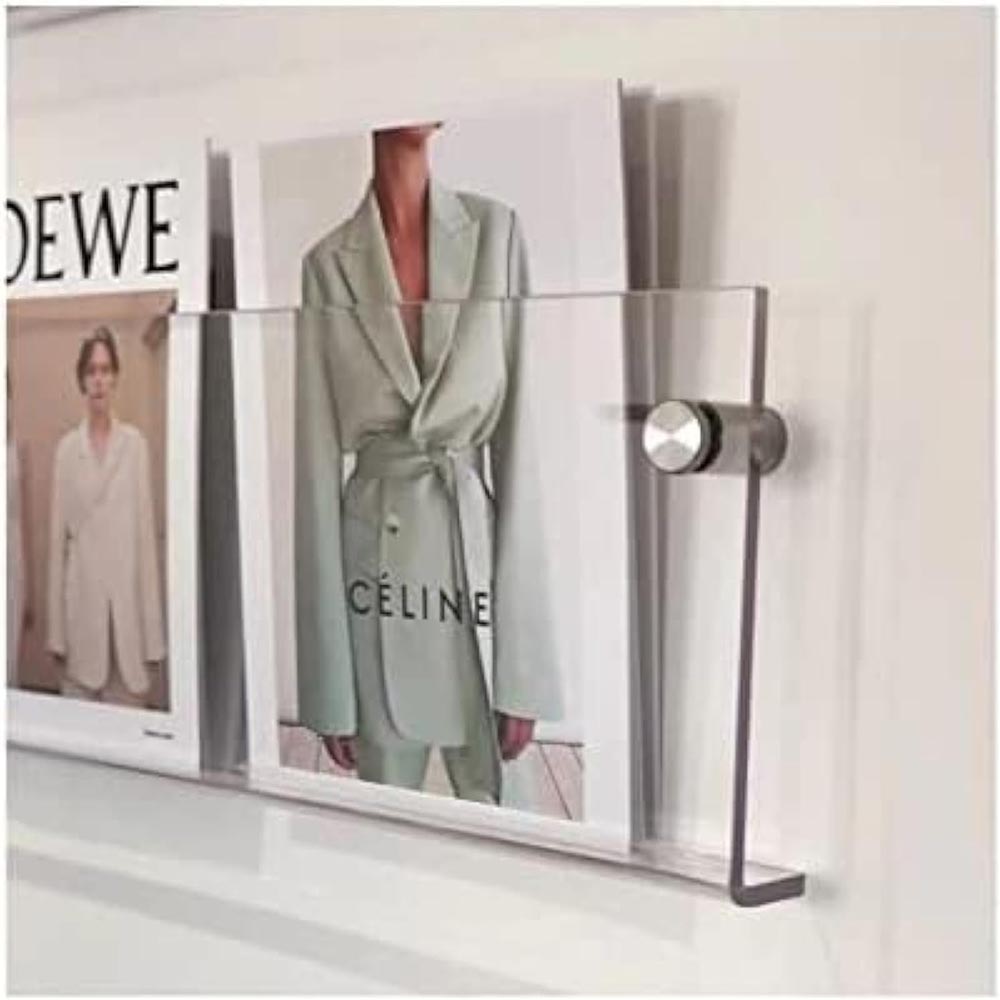 17″ Hanging Acrylic Magazine & Literature Rack 17″ Hanging Acrylic Magazine & Literature Rack