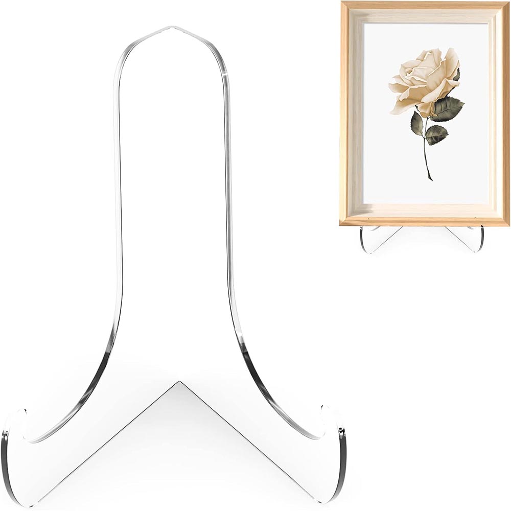 2-Pack 3-Inch 60-Degree Angle Acrylic Plate Display Stand 2-Pack 3-Inch 60-Degree Angle Acrylic Plate Display Stand