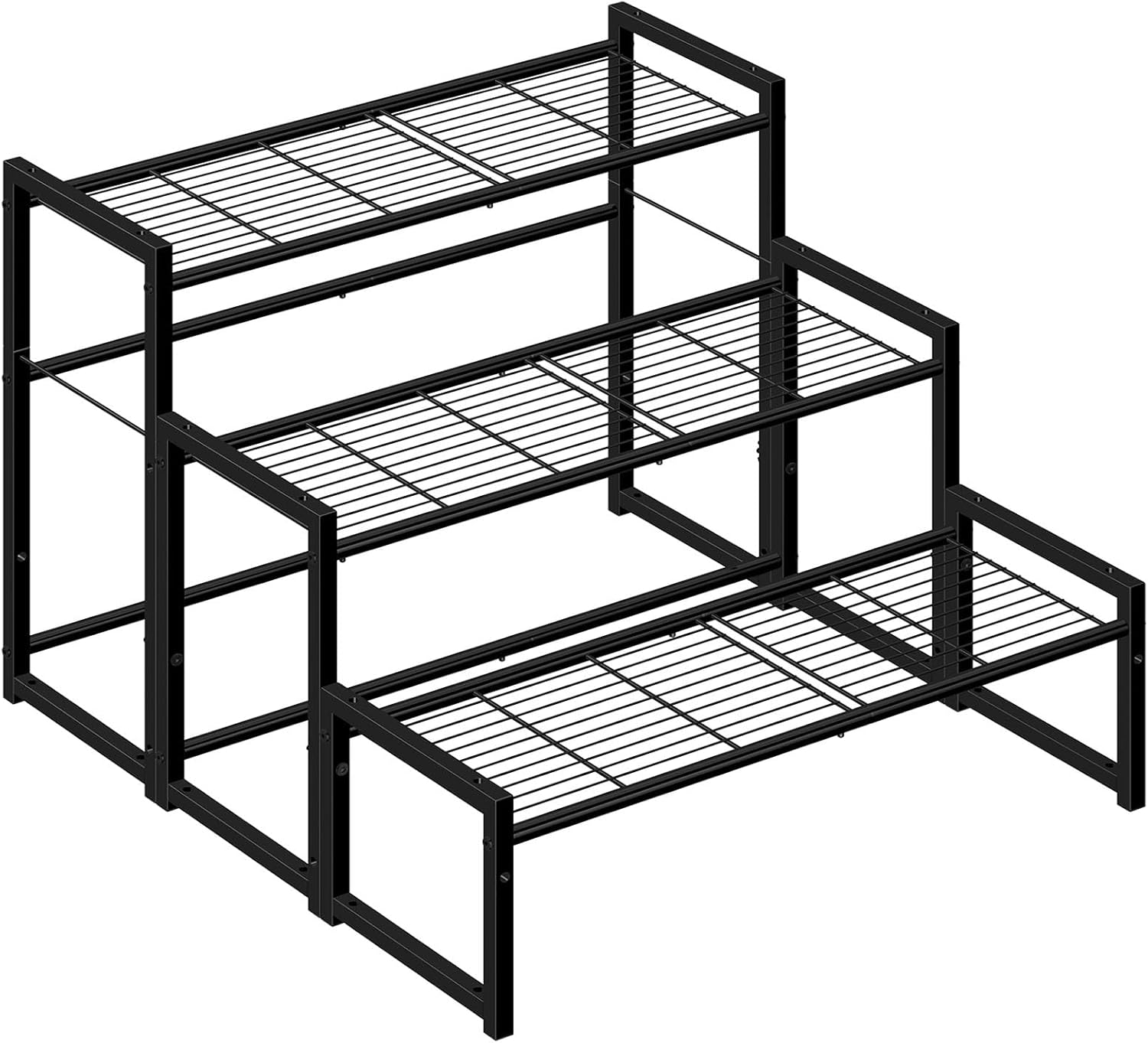 3-Tier Stackable Metal Plant Stand 3-Tier Stackable Metal Plant Stand