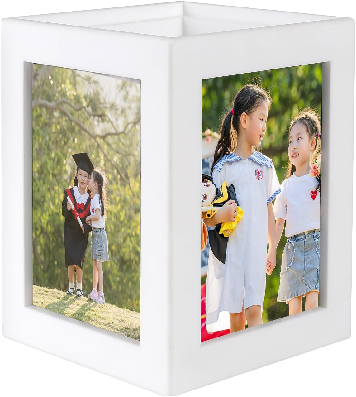 Multi-Purpose Photo Cube Storage Picture Frame Box