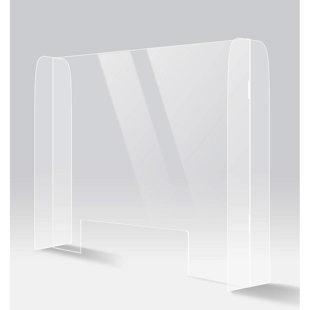 32×28″ Protective Acrylic Sneeze Guard for Counters