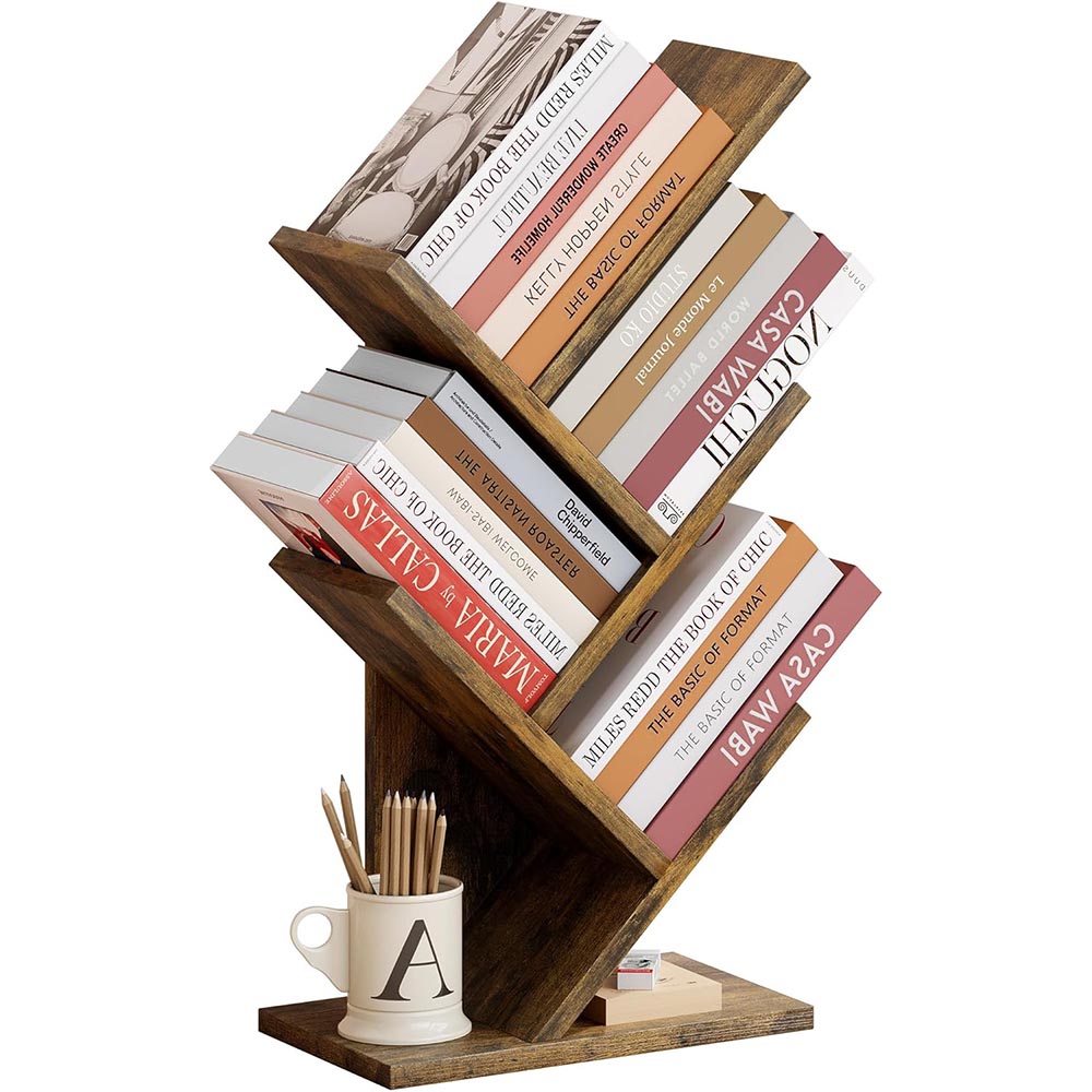4-Tier Modern Tree Bookshelf & Bookcase 4-Tier Modern Tree Bookshelf & Bookcase
