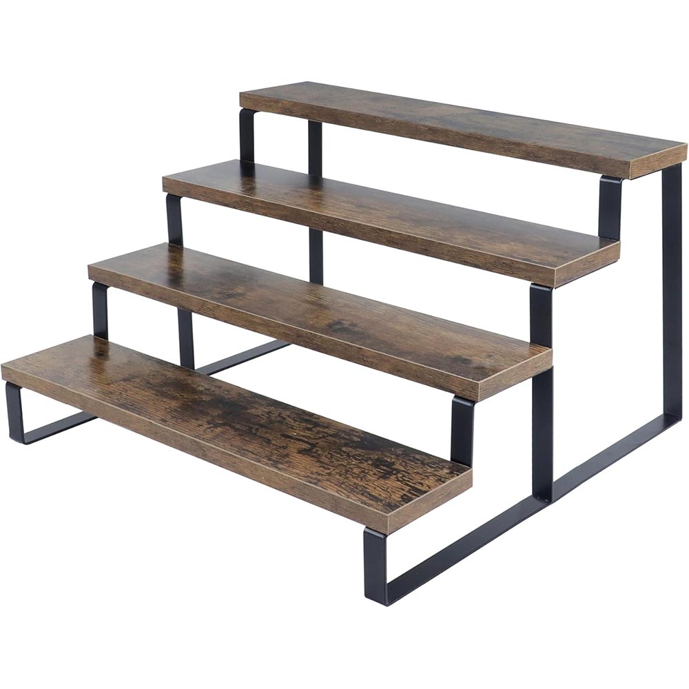 4-Tier Rustic Wood Cupcake & Display Riser Stand 4-Tier Rustic Wood Cupcake & Display Riser Stand