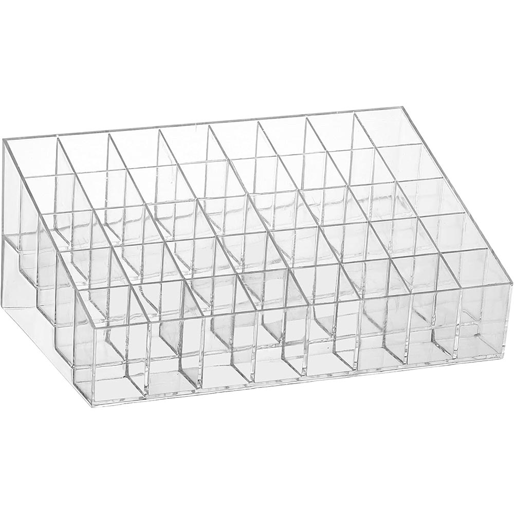 40-Grid Clear Acrylic Lipstick & Lip Gloss Holder 40-Grid Clear Acrylic Lipstick & Lip Gloss Holder