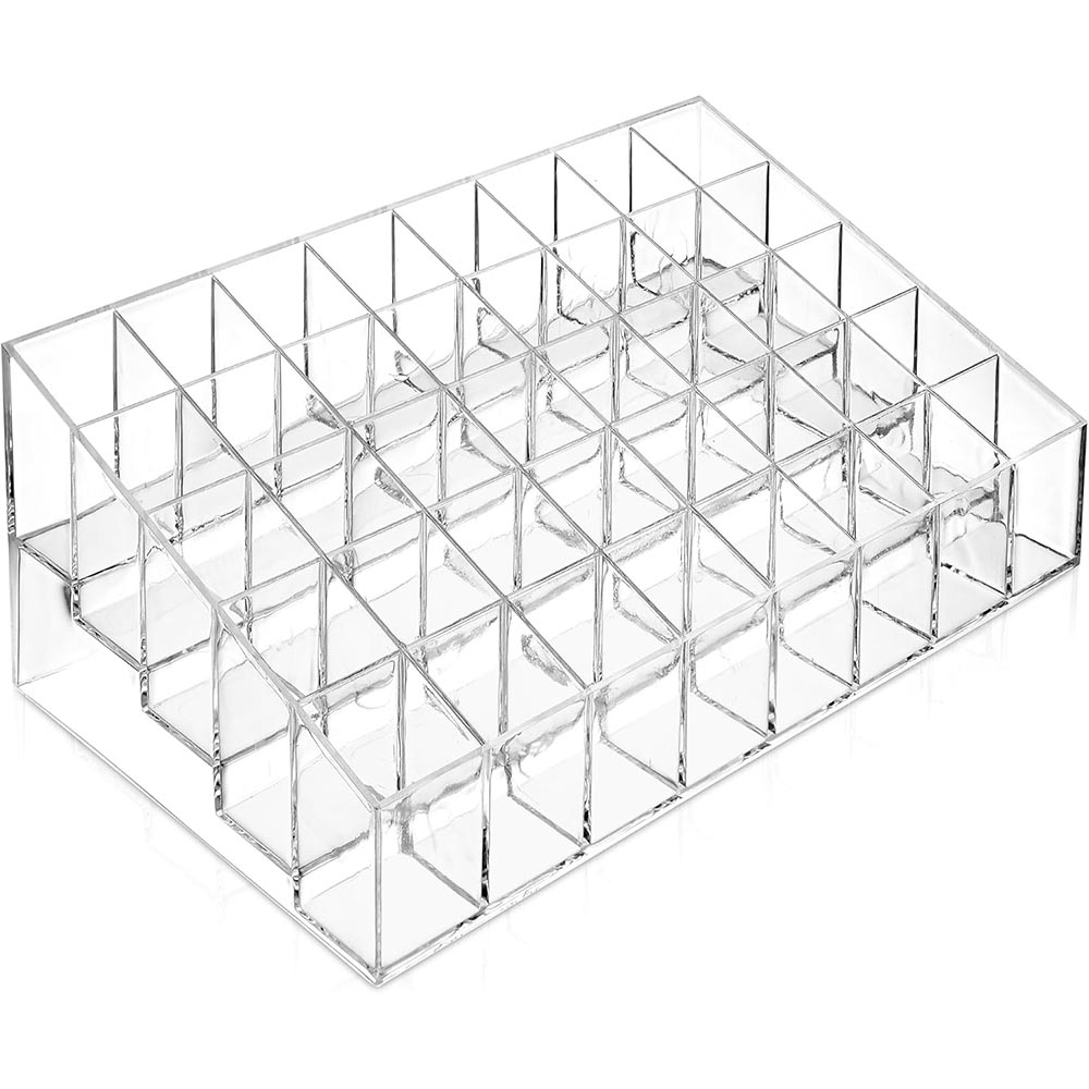40-Slot Clear Acrylic Lipstick & Makeup Organizer 40-Slot Clear Acrylic Lipstick & Makeup Organizer