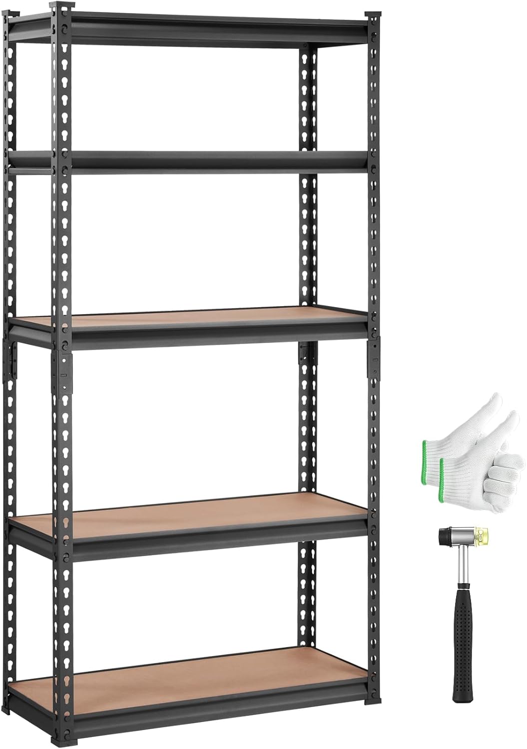 5-Tier Heavy Duty Adjustable Garage Storage Shelving Unit 5-Tier Heavy Duty Adjustable Garage Storage Shelving Unit