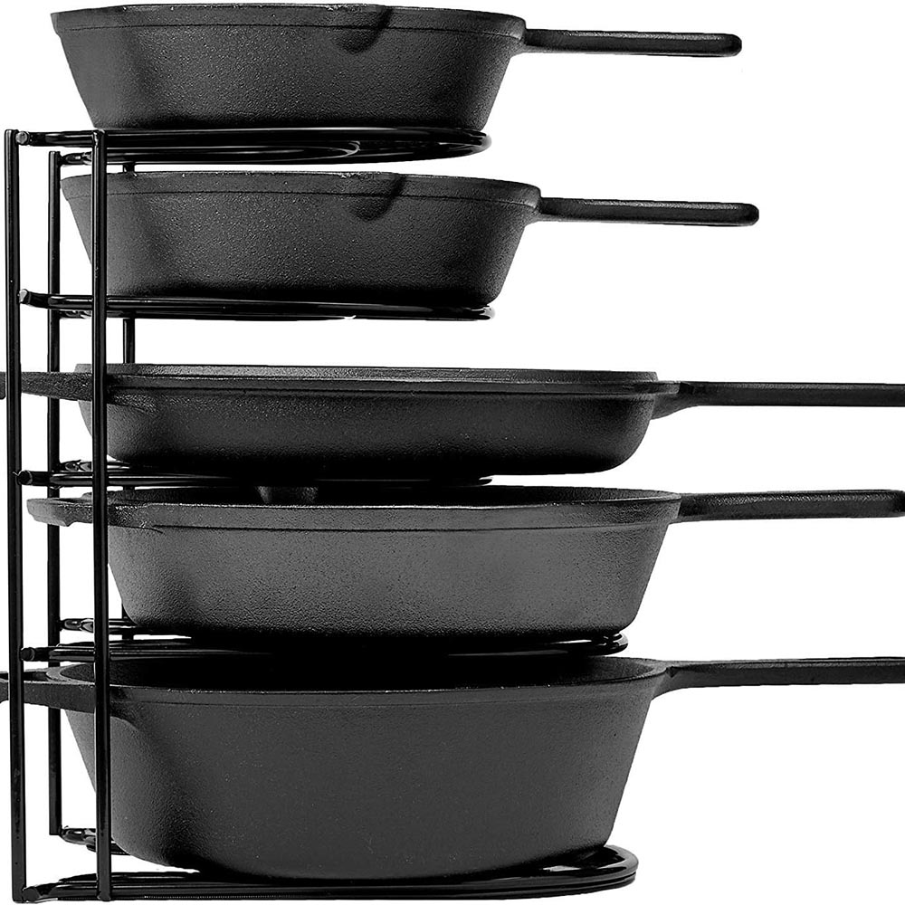 5-Tier Heavy Duty Pots and Pans Organizer Rack 5-Tier Heavy Duty Pots and Pans Organizer Rack