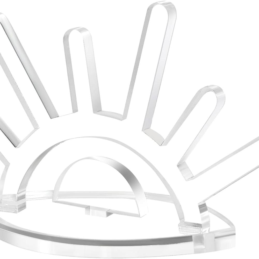 6-Rod Clear Acrylic Ring, Necklace & Bracelet Display Stand