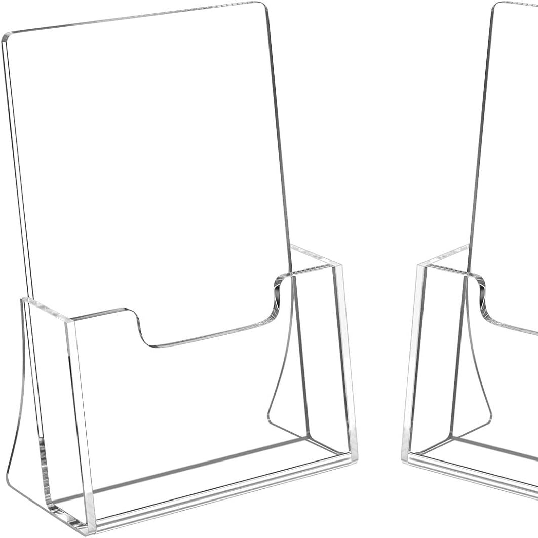 2-Pack 8.5×5.5″ Acrylic Flyer & Brochure Holder
