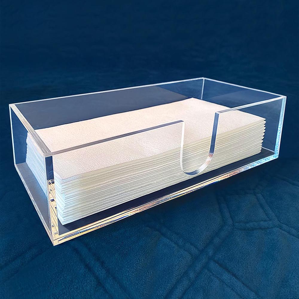 5mm Thick Acrylic Guest Hand Towel Napkin Holder