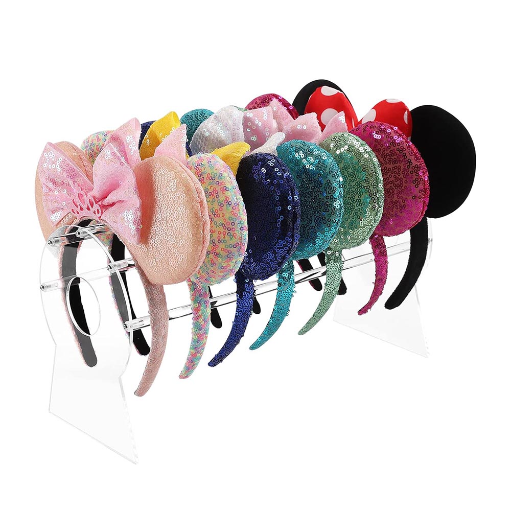Clear Acrylic Headband & Hair Band Display Stand Organizer