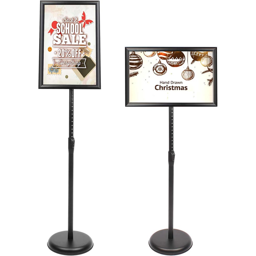 Adjustable Pedestal Sign Holder Floor Stand (8.5 x 11) Adjustable Pedestal Sign Holder Floor Stand (8.5 x 11)