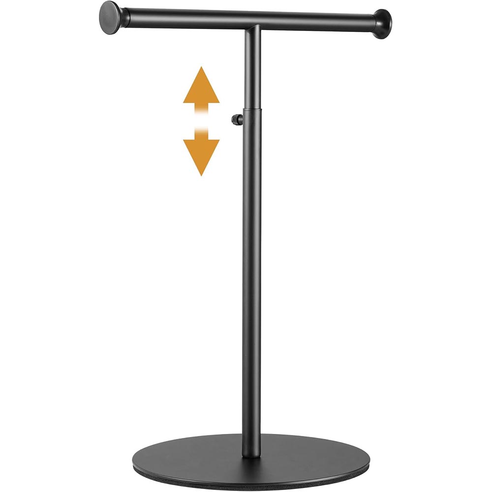 Adjustable T-Bar Tabletop Purse, Necklace & Scarf Display Stand Adjustable T-Bar Tabletop Purse, Necklace & Scarf Display Stand