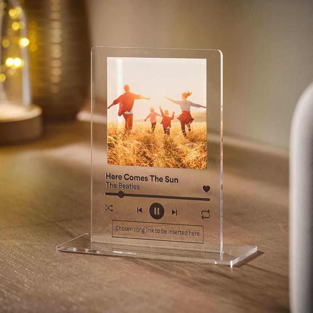 Personalized Song Plaque with Your Own Photo & Song Personalized Song Plaque with Your Own Photo & Song