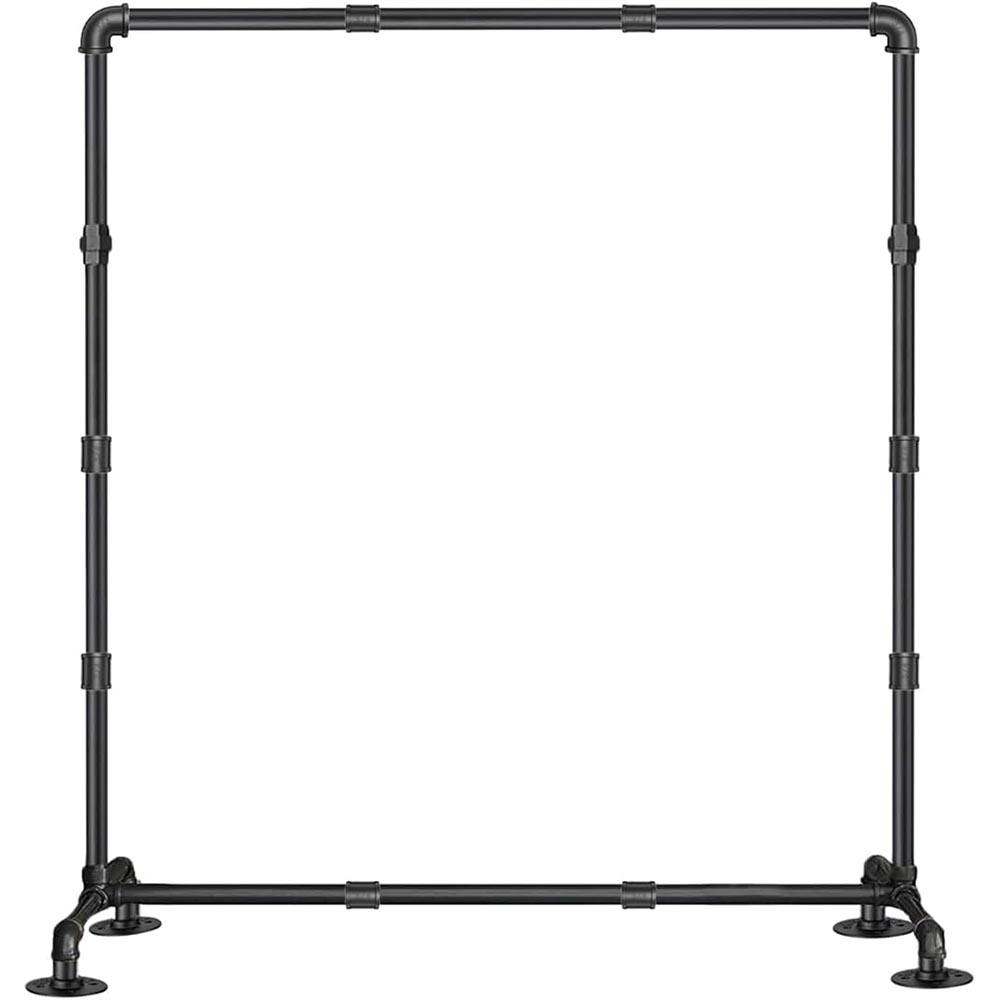Freestanding Industrial Pipe Commercial Grade Garment Rack Freestanding Industrial Pipe Commercial Grade Garment Rack