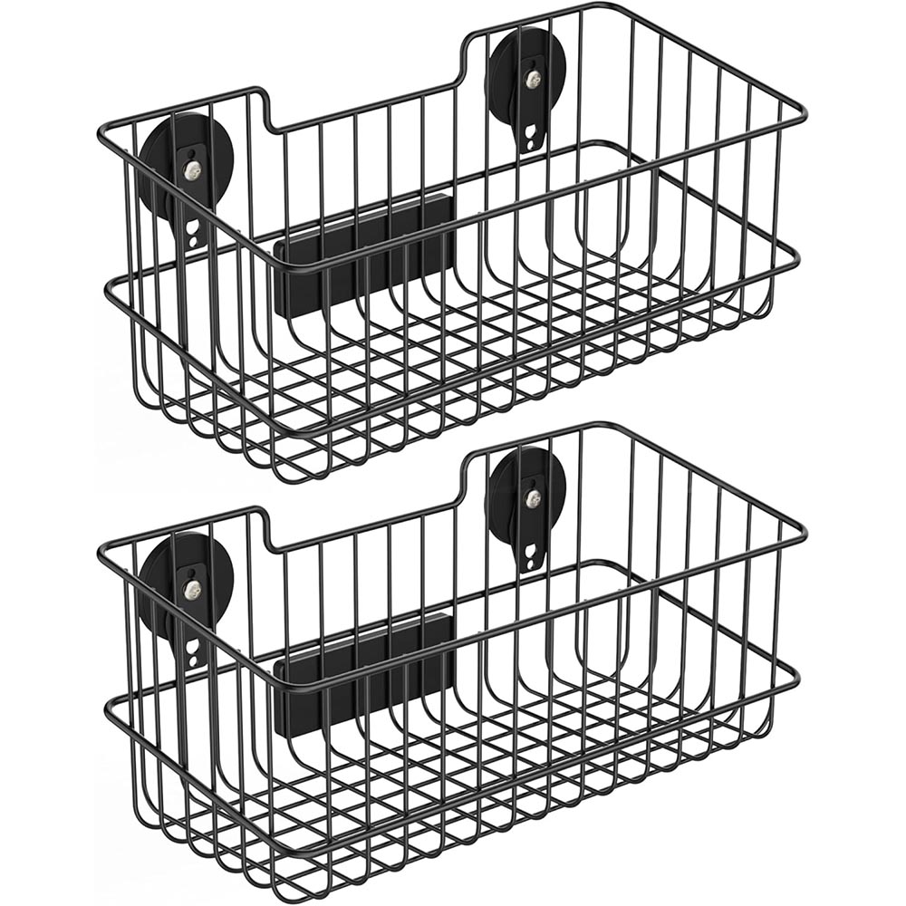 2-Pack Large Magnetic Wire Mesh Baskets 2-Pack Large Magnetic Wire Mesh Baskets