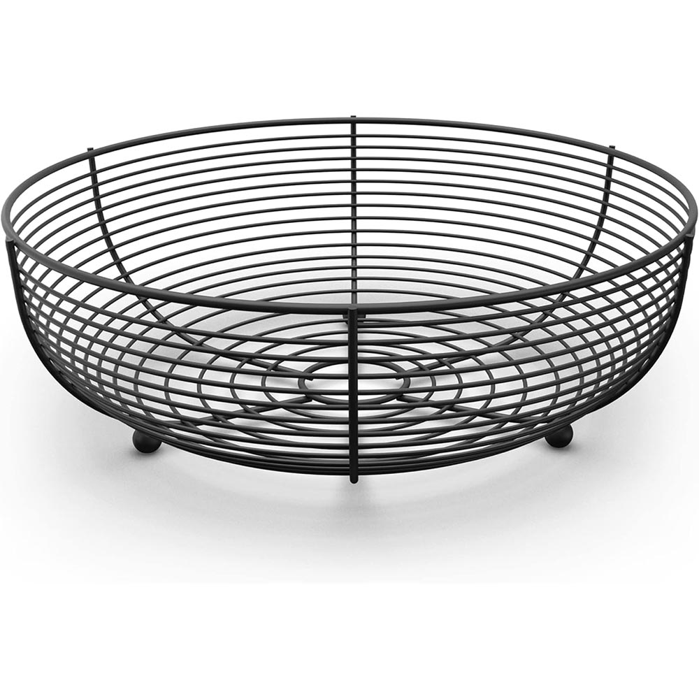 Countertop Wire Fruit Bowl Basket (Black) Countertop Wire Fruit Bowl Basket (Black)
