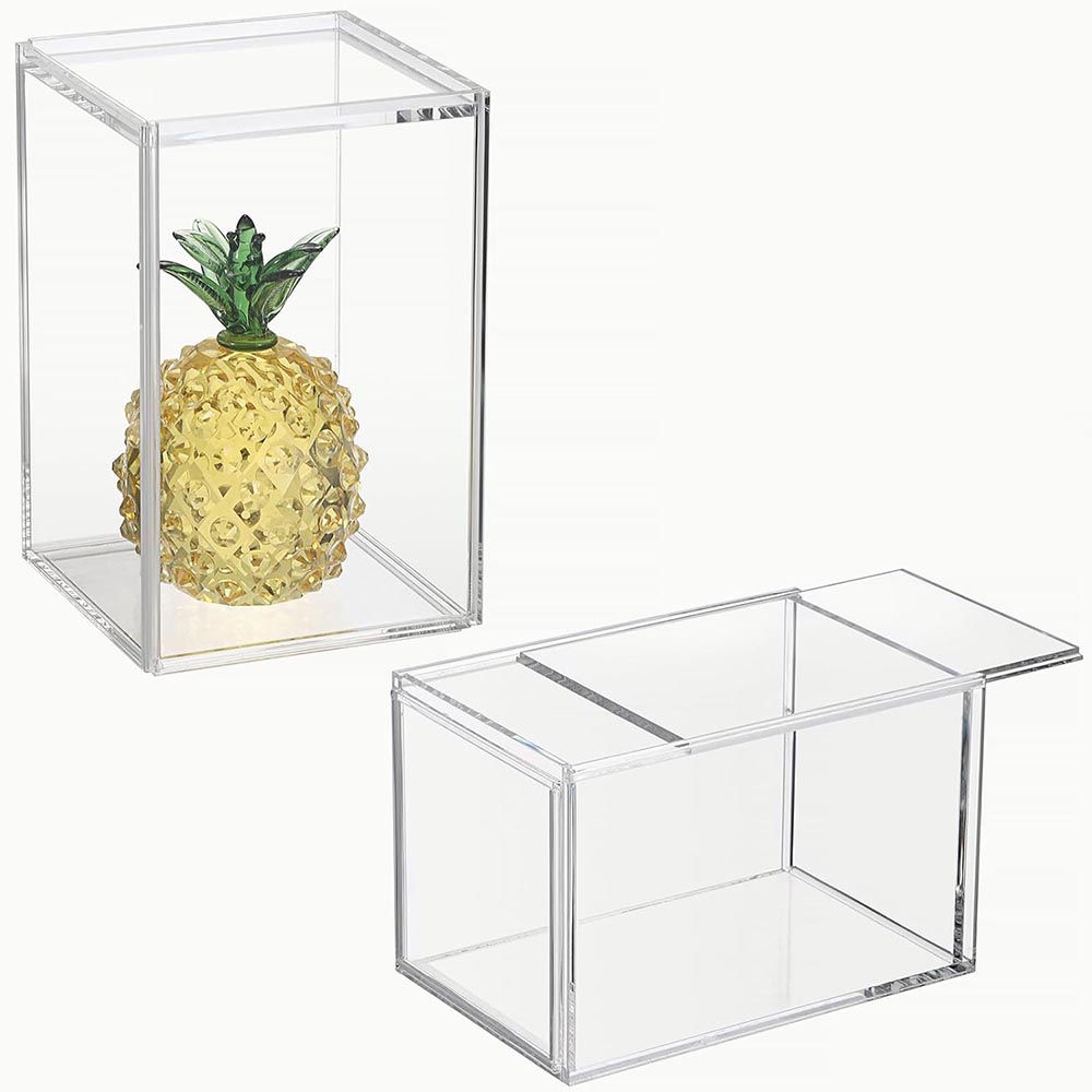 2-Pack Clear Acrylic Mini Action Figure Display Case 2-Pack Clear Acrylic Mini Action Figure Display Case