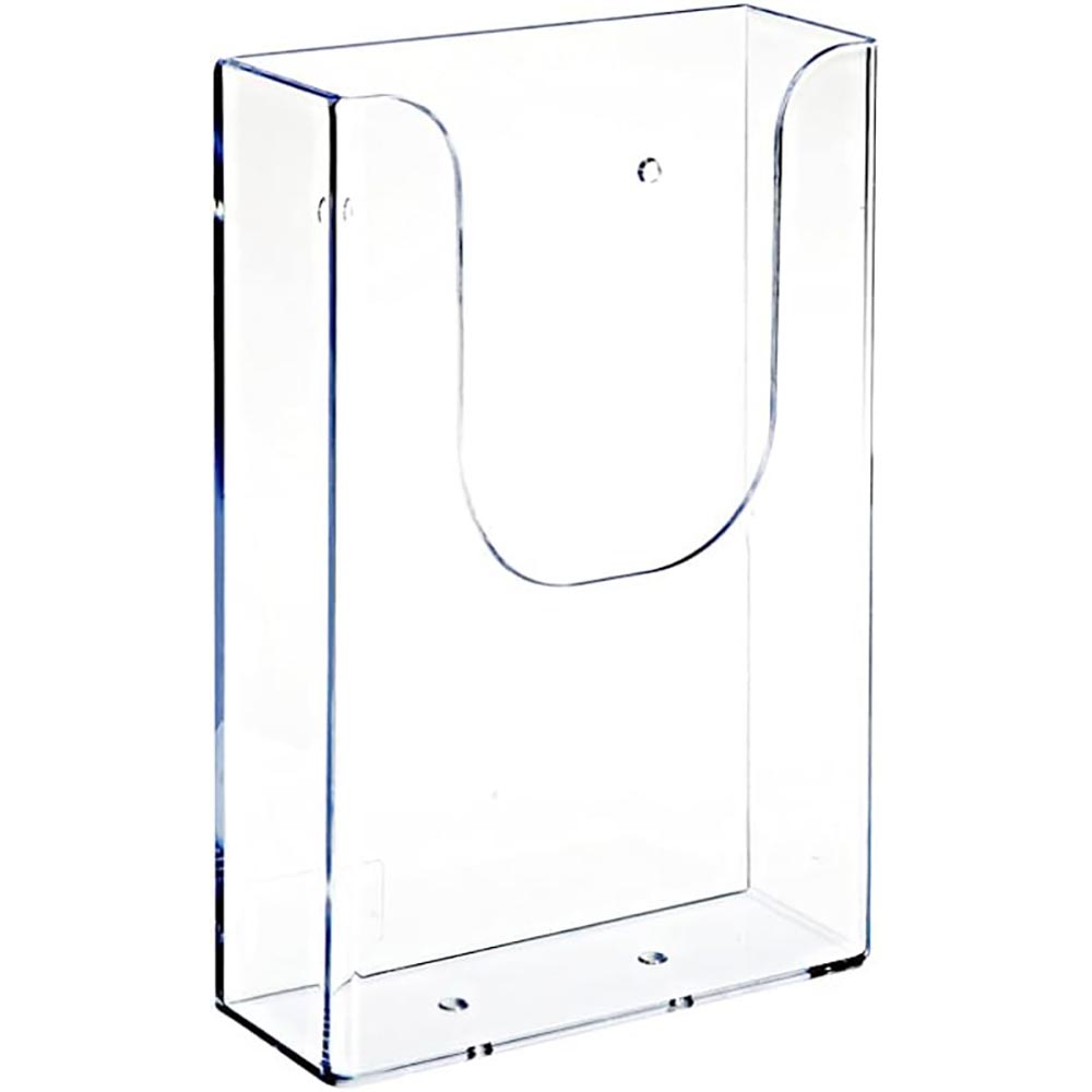 Clear Wall Mount Literature & Brochure Holder