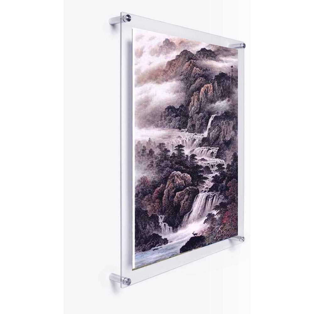 5-Pack A4 Wall Mounted Acrylic Plexiglass Poster Frames 5-Pack A4 Wall Mounted Acrylic Plexiglass Poster Frames